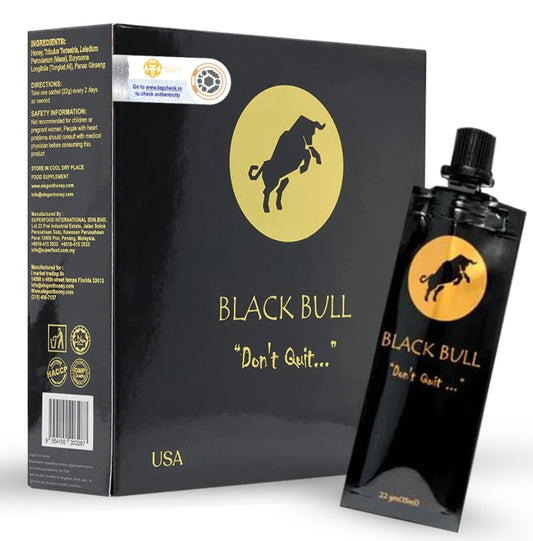 BLACK BULL EXTREME HONEY SUPPLEMENT | 100% ORIGINAL